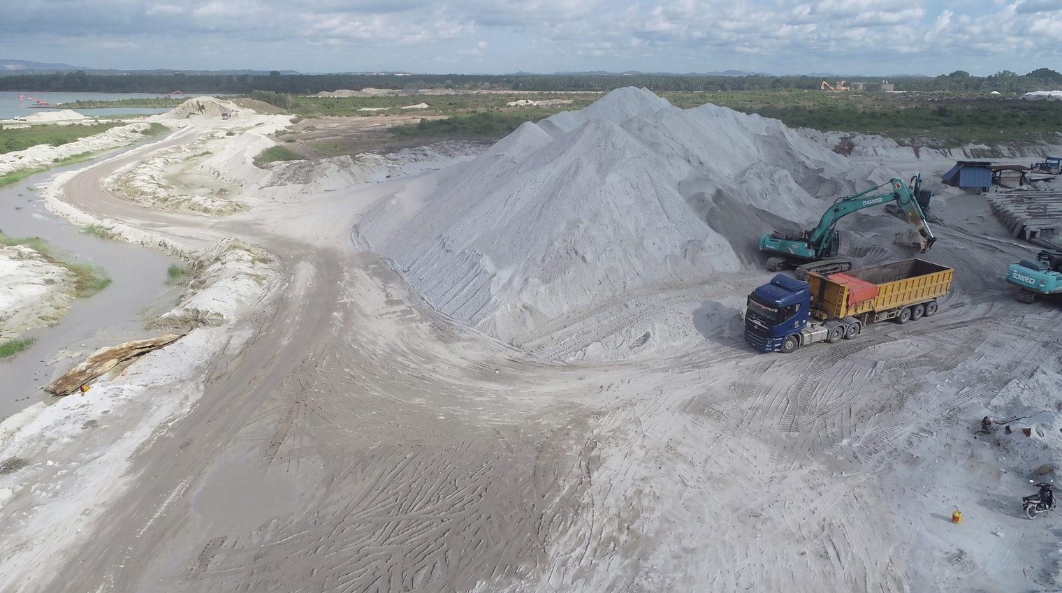 Where our sand goes in Rawang